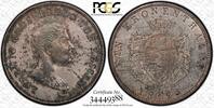 Hess-Darm Thaler German States Hesse-Darmstadt 1825 Taler Coin PCGS MS 62 VZ/STG Thaler RARE UNC -