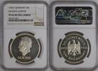 GERMANY 5 Mark Germany, Weimar Republic, 1932 F, 5 Mark, GOETHE, NGC PF 62 UCAMEO, RARE -