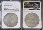 GERMANY TALER German States Saxony 1618 Taler Coin NGC MS 63 F.STG/STG Thaler UNC RARE -