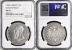 GERMANY 5 Mark Germany Saxe-Meiningen 1908 D 5 Mark NGC MS 65 STG UNC TOP POP -