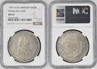 GERMANY TALER German States Mainz 1796 Taler Coin Thaler NGC MS 62 VZ/STG UNC RARE ONE YEAR -