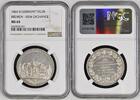 GERMANY TALER German States Bremen 1864 Taler Coin Thaler NGC MS 64 F.STG/STG UNC BORSE RARE -