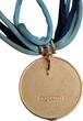 Österreich  Vintage Michaela Frey / Freywille Enamel Sun Pendant Necklace Gold Plated