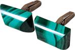Deutschland  Vintage Sterling Silver Malachite Cufflinks 19.66g Fine Ban... 1,162.65 元  ＋  156.06 元 运费