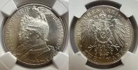 Preu&szlig;en 2 Mark 1901 A Wilhelm II 200 J K&ouml;nigreich NGC MS63 1,131.44 元  ＋  156.06 元 运费