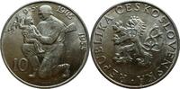 Tschechoslowakei 10 Korun Kronen 1955 10. Jahrestag - Befreiung von Deut... 195.08 元  ＋  156.06 元 运费