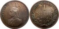Deutsch Ost Afrika 1 Rupie 1904 A Wilhelm II DOA fast vorz&uuml;glich 897.35 元  ＋  156.06 元 运费