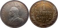 Deutsch Ost Afrika 1 Rupie 1907 J Wilhelm II DOA vorz&uuml;glich 897.35 元  ＋  156.06 元 运费