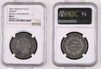 GERMANY TALER Nassau Taler 1864 Adolph 1839-1866. NGC MS 61 Auktion Künker -