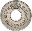 Fiji 1/2 Penny 1952 Georg VI. EF