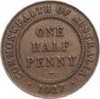 Australien 1/2 Penny 1927 Georg V. VF-EF