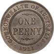 Australien 1 Penny 1911 Georg V. fvz