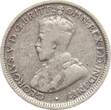 Australien Sixpence 1920 Georg V. F+