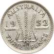 Australien Threepence 1952 Georg VI. VF