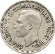 Australien Sixpence 1951 Georg VI: VF
