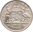 Australien Florin (2 Shillings) 1943 Georg VI. VF / EF