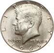 USA Halv Dollar 1965 John F. Kennedy xf+