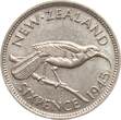 Neuseeland Sixpence 1945 Georg VI. fvz/vz