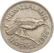 Neuseeland Sixpence 1956 Elisabeth II. VF-EF