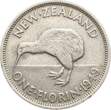 Neuseeland One Florin (2 Shillings) 1949 Georg VI. VF