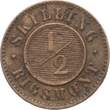 Dänemark 1/2 Skilling 1852 Frederik VII., 1/2 Rigsbankskilling fss