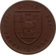 DDR 1975 Meissener Steinzeugmedaille BU