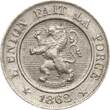 Belgien 10 Centimes 1862 Leopold I., 1831-1865 EF
