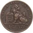 Belgien 1 Centimes 1873 Leopold II., 1865-1909 VF