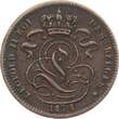 Belgien 1 Centimes 1873 Leopold II., 1865-1909 VF