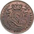 Belgien 1 Centimes 1907 Leopold II., 1865-1909 EF