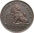 Belgien 2 Centimes 1909 Leopold II., 1865-1909 AU