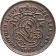 Belgien 2 Centimes 1909 Leopold II., 1865-1909 AU