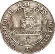 Belgien 5 Centimes 1901 Leopold II., 1865-1909 VF+