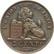 Belgien 2 Centimes 1914 Albert I., 1909-1934 VF-EF