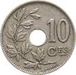 Belgien 10 Centimes 1926 Albert I., 1909-1934 VF