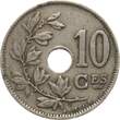 Belgien 10 Centimes 1927 Albert I., 1909-1934 VF