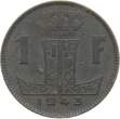 Belgien 1 Franc 1943 Leopold III., 1934-1951 EF
