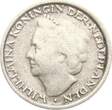 Curacao 1/10 Gulden 1948 Wilhelmina VF