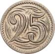 Tschechoslowakei 25 Haleru 1933 AU