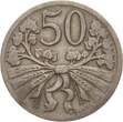 Tschechoslowakei 50 Haleru 1922 AU