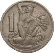 Tschechoslowakei 1 Korun 1938 VF+