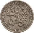 Tschechoslowakei 1 Korun 1938 VF+