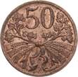 Tschechoslowakei 50 Haleru 1947 AU