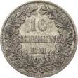 Dänemark 16 Silling 1857 Friedrich VII. s / VF