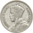 Neuseeland Threepence 1934 Georg V. knapp VF