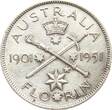 Australien Florin (2 Shillings) 1951 Georg VI. fstgl
