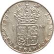 Schweden 1 Krona 1958 TS Gustav VI. Adolf xf+