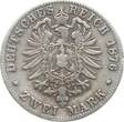 Preussen 2 Mark 1876 C Wilhelm I. s / VF