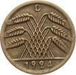 Weimarer Repuplik 50 Pfennig 1924 D VF