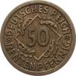 Weimarer Repuplik 50 Pfennig 1924 A VF